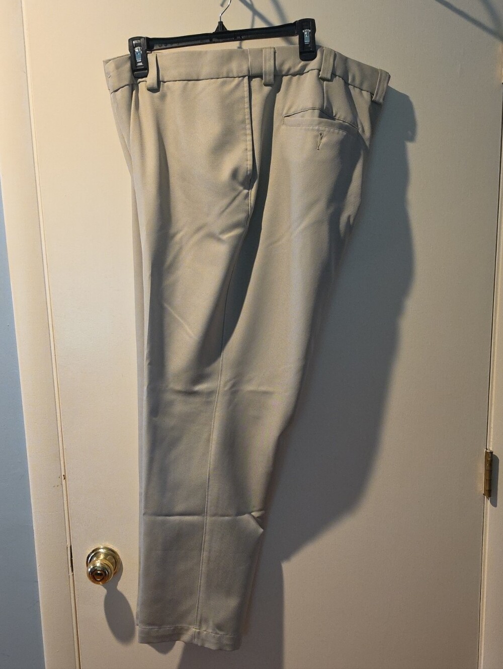 Tailored Men’s Chinos in Light Khaki - Classic Straight Fit